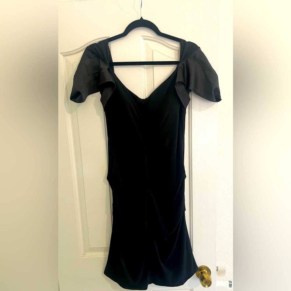 Elegant Black Off-Shoulder Dress